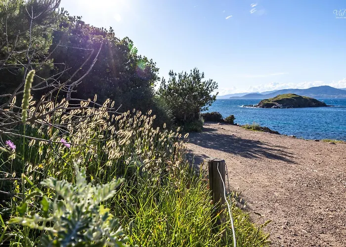 Le De La Presqu Ile De Giens Sea And Mountain Pleasure Вілла Єр